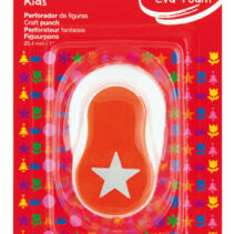 Apli Perforadora Estrella - Figura de 25.4mm - Perfora Papel