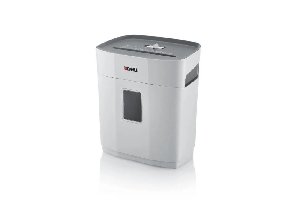 Dahle PaperSAFE 100 Destructora de Papel Manual 12L - Destruye hasta 5 Hojas - Corte en Particulas - Apta para Papel y Tarjetas