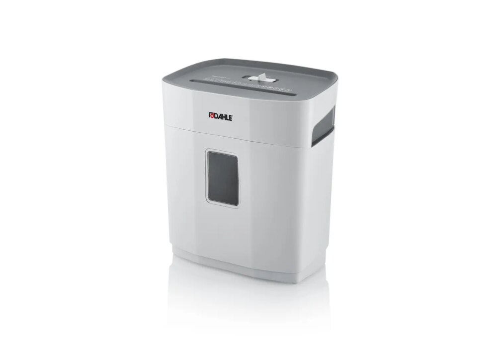 Dahle PaperSAFE 120 Destructora de Papel Manual 12L - Destruye hasta 8 Hojas - Corte en Particulas - Apta para Papel y Tarjetas