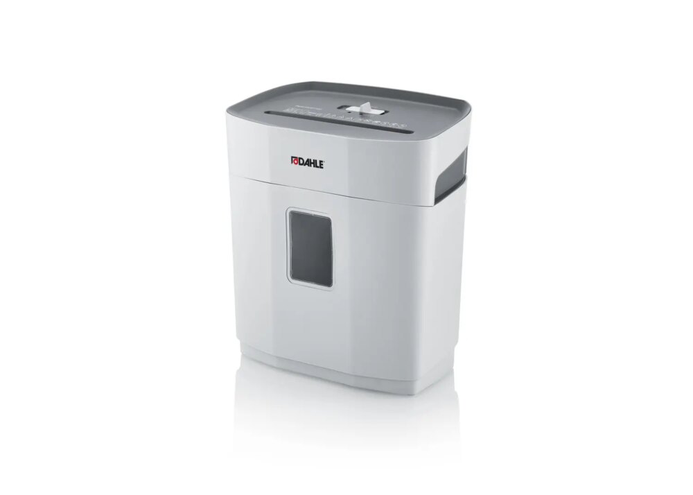 Dahle PaperSAFE 140 Destructora de Papel Manual 12L - Destruye hasta 10 Hojas - Corte en Particulas - Apta para Papel y Tarjetas