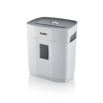 Dahle PaperSAFE 140 Destructora de Papel Manual Corte en Particulas P-4 - Destruye hasta 10 Hojas - Papelera de 12L - Color Gris