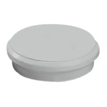 Dahle 95524 Pack de 10 Imanes para Pizarra Blanca - Diametro de 24mm - Color Blanco