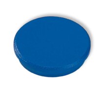 Dahle 95532 Pack de 10 Imanes para Pizarra Blanca - Diametro de 32mm - Color Azul