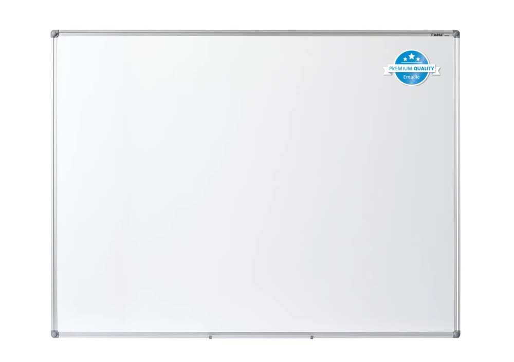 Dahle Professional Board Pizarra Blanca Esmaltada Magnetica 900x600mm - Marco de Aluminio - Bandeja para Rotuladores