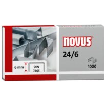 Novus 24/6 Din Caja de 1000 Grapas 24/6 Galvanizadas