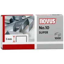 Novus Nº 10 Super Caja de 1000 Grapas Nº 10 Galvanizadas