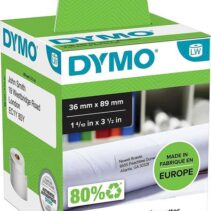 Dymo LW 99012 Etiquetas Originales de Direccion Grandes Autoadhesivas - 36x89mm - 520 Unidades - S0722400