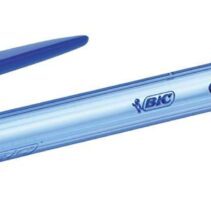 Bic Cristal Soft Boligrafos de Bola - Punta Media de 1.2mm - Trazo 0.45mm - Escritura mas Fluida - Color Azul