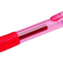 Bic Gel-ocity Original Boligrafo de Tinta Gel Retractil - Punta Media de 0.7mm - Recargable - Grip de Goma - Clip de Plastico - Color Rojo