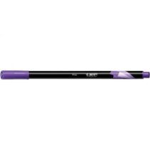 Bic Intensity Fine Rotulador de Punta Fina de 0.8mm - Trazo de 0.4mm - Tinta con Base de Agua - Color Morado