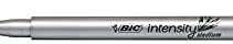 Bic Intensity Medium Rotulador de Punta Media de 0.8mm - Tinta con Base de Agua - Color Negro