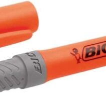 Bic Highlighter Grip Marcador Fluorescente - Punta Biselada - Trazo entre 1.60 y 3.30 mm - Grip Texturizado - Color Naranja