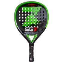 Set Hyena Pala de Padel - Forma Redonda - Marco 100% Carbono - Cara 100% Carbono 3K - Nucleo Goma Eva Extra Soft