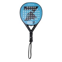 Set Coyote Pala de Padel - Forma Redonda - Marco y Cara 100% Fibra de Vidrio - Nucleo Goma Black Eva XtraSoft