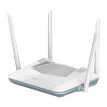 D-Link Eagle Pro AI AX3200 WiFi 6 Smart Router Doble Banda - Hasta 2402Mbps - 4 Puertos LAN 10/100/1000 Mbps y 1 Puerto LAN 10/100/1000 Mbps - 4 Antenas Externas - MU-MIMO y OFDMA