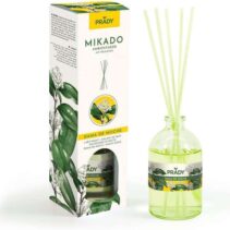 Prady Ambientador Mikado Dama de Noche - Frasco de Cristal 100ml y Varitas Difusoras