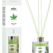 Prady Ambientador Premium Marihuana - Frasco de Cristal 130ml y Varitas Difusoras