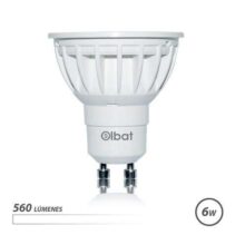 Elbat Bombilla LED GU10 6W 560LM Luz Blanca - Ahorro Energetico - Larga Duracion - Facil Instalacion - Color Blanco