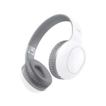 XO BE35 Auriculares Bluetooth 5.0 - Diadema Ajustable - Almohadillas Acolchadas - Autonomia hasta 15h - Color Blanco/Gris