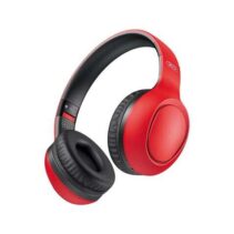 XO B35 Auriculares Inalambricos Bluetooth 5.0 - Diadema Ajustable - Almohadillas Acolchadas - Autonomia hasta 15h - Incluye Funda de Silicona - Color Rojo