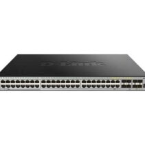 D-Link Switch Gestionable 44 Puertos 10/100/1000 BASE-T + 4 Puertos Combo 1000 BASE-T/SFP + 4 Puertos 10GbE SFP+