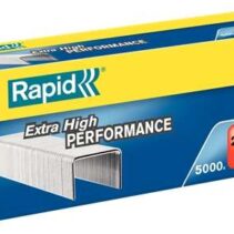 Rapid Super Strong Caja de 5000 Grapas 26/8+ - Hasta 50 Hojas - Alambre Galvanizado Superreforzado - Patilla de 8