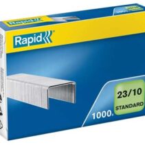 Rapid Caja de 1000 Grapas 23/10 - De 40 a 70 Hojas - Alambre Galvanizado - Patilla de 10mm