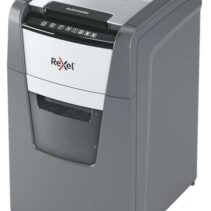 Rexel Optimum AutoFeed 130M Destructora Automatica de Corte en Particulas - Papelera de 44L - Alimentacion Automatica hasta 130 hojas - Tecnologia Antiatascos