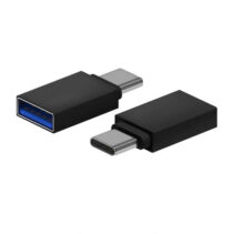 Aisens Mini Adaptador Aluminio USB 3.2 GEN1 3A - Tipo USB-C/M-A/H - Color Negro