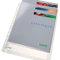 Esselte Fundas Fuelle Estandar A4 PVC Liso Multitaladro-11 - Capacidad 200 Hojas - Transparente (170 Micras)