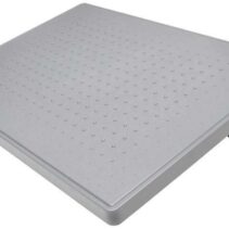 Kensington Reposapies Smartfit? Solemate? - Amplia Superficie de Apoyo - Altura Ajustable de 10cm a 14cm - Base Antideslizante - Mejora Postura y Circulacion - Color Gris