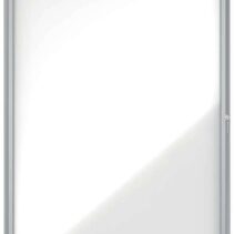 Nobo Vitrina para 9 Hojas A4 con Superficie Blanca Magnetica - 1000x752x37mm - Puerta de Cristal de Seguridad - Marco de Aluminio - Color Blanco