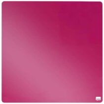 Nobo Tile Mini Pizarra Magnetica 360x360mm - sin Marco - Almohadillas e Imanes Incluidos - Diseño Creativo y Colorido - Fucsia