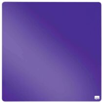 Nobo Tile Mini Pizarra Magnetica 360x360mm - sin Marco - Almohadillas Adhesivas e Imanes - Diseño Creativo y Colorido - Color Violeta