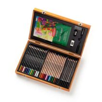 Derwent Academy Caja de Madera con 12 Lapices de Colores