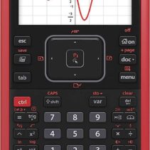 Texas Instruments TI-Nspire CX II-T CAS Calculadora Grafica Pantalla Retroiluminada a Color 320x240px - Software Compatible con Pc/Mac - Sistema de Algebra Computacional - Color Negro/Rojo