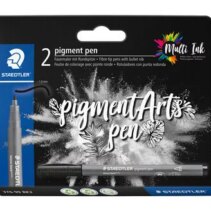 Staedtler 376 Pack de 2 Rotuladores Punta de Fibra Redonda - Ancho de Linea aprox. 1