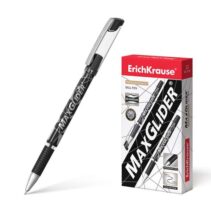 Erichkrause Boligrafo Maxglider - Ultra Glide Technology - Punta Hibrida - Tinta Color Negro