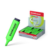 Erichkrause Visioline V-20 - Marcador de Texto con Punta Biselada - Tinta Fluorescente a Base de Agua - Color Verde