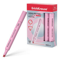 Erichkrause Visioline V-17 Marcador de Texto - Punta Biselada - Tinta a Base de Agua - Color Rosa Pastel