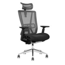 Cromad Senior SE1200 Silla de Oficina - Altura Ajustable con Elevador de Gas de Grado 4 - Reposacabezas