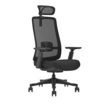 Cromad Senior SE9000 Silla de Oficina - Altura y Profundidad de Asiento Ajustable - Reposacabezas