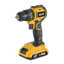 Blim Taladro de Impacto - Motor Brushless - Mango Ergonomico - Incluye 1 Bateria 20V - 2.0 Ah + Cargador - Display y Luz LED - 2 Velocidades - Par Maximo 50Nm - Par de Apriete 20+3 - Portabroca de 10mm Sin Llave - Color Negro