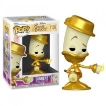 Funko Pop Disney La Bella y la Bestia Lumiere - Figura de Vinilo - Altura 9.5cm aprox.