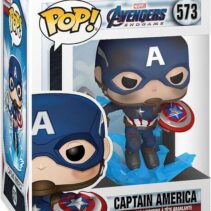 Funko Pop Marvel Avengers Endgame Capitan America con Escudo Roto y Mjolnir - Figura de Vinilo - Altura 9cm aprox.