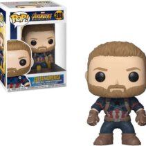 Funko Pop Marvel Avengers Infinity War Capitan America - Figura de Vinilo - Altura 9cm aprox.