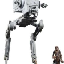 Hasbro Disney Star Wars Vintage Collection Episodio VI El Retorno del Jedi Caminante AT-ST + Chewacca - Figuras de Colleccion