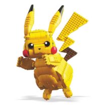 Mattel Mega Construx Wonder Builders Pokemon Pikachu Jumbo - Figura de Construccion - Tamaño 33cm aprox. - 825 Piezas