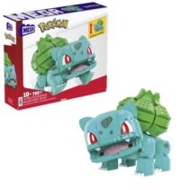 Mattel Mega Construx Wonder Builders Pokemon Bulbasaur Jumbo - Figura de Construccion - Tamaño 17cm aprox. - 789 Piezas