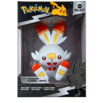 Jazwares Pokemon Scorbunny - Figura de Coleccion - Altura 10cm aprox. - Fabricada en Vinilo